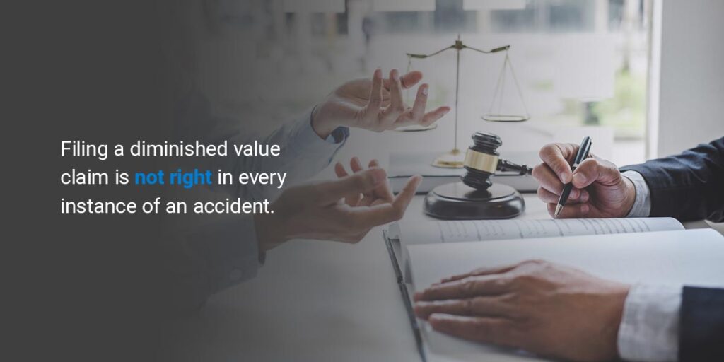 Things To Consider Before Filing A Diminished Value Claim