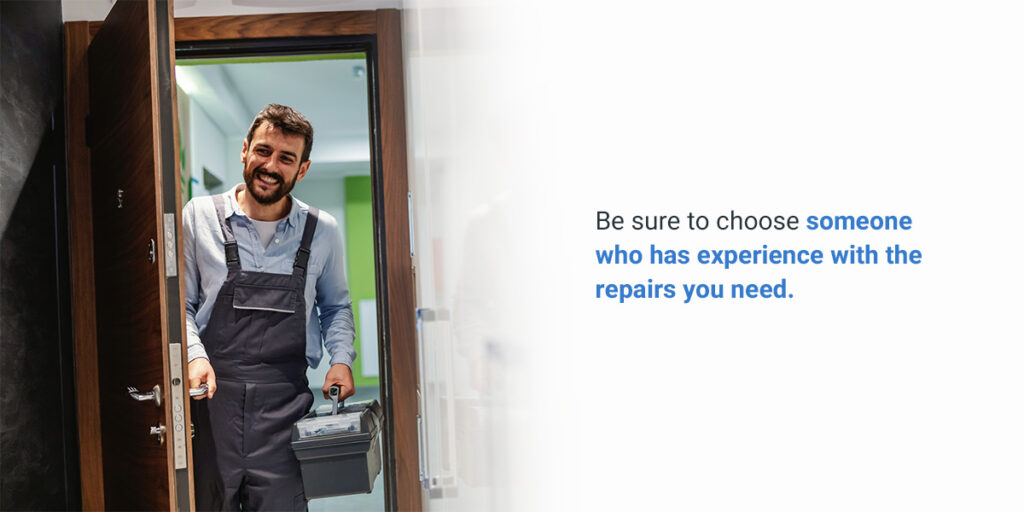 Find Reputable Experts to Make the Repairs