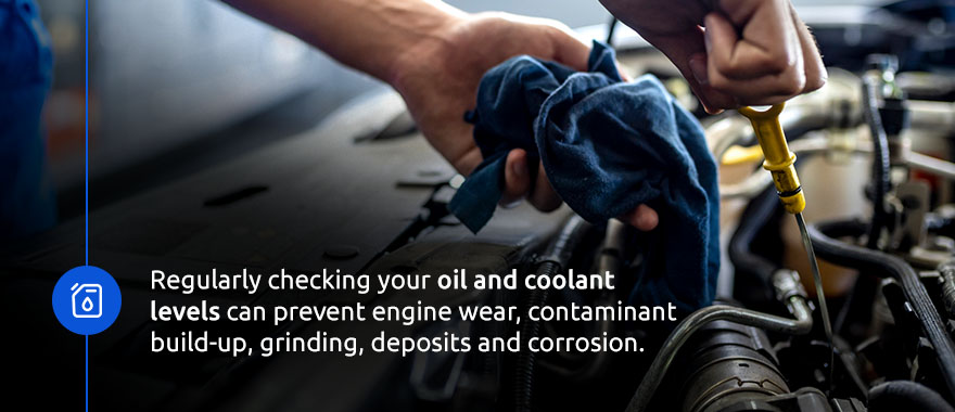 Check Oil and Coolant Levels