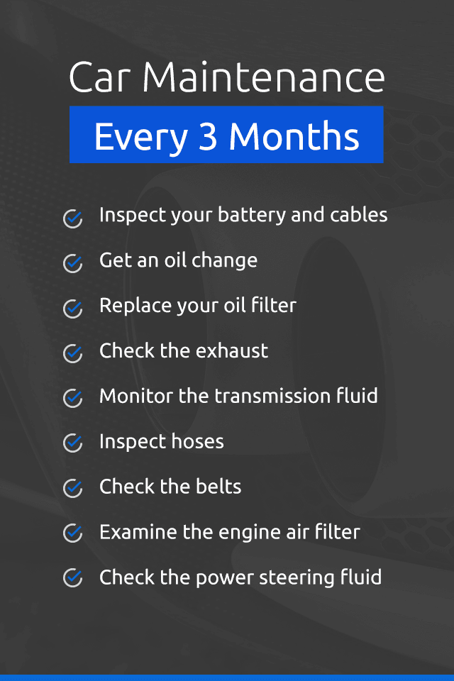 Car Maintenance Every Six Months