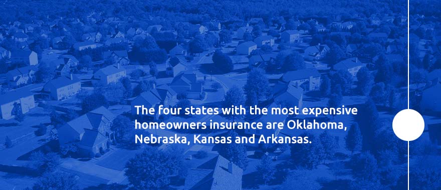Most Expensive States for Home Insurance
