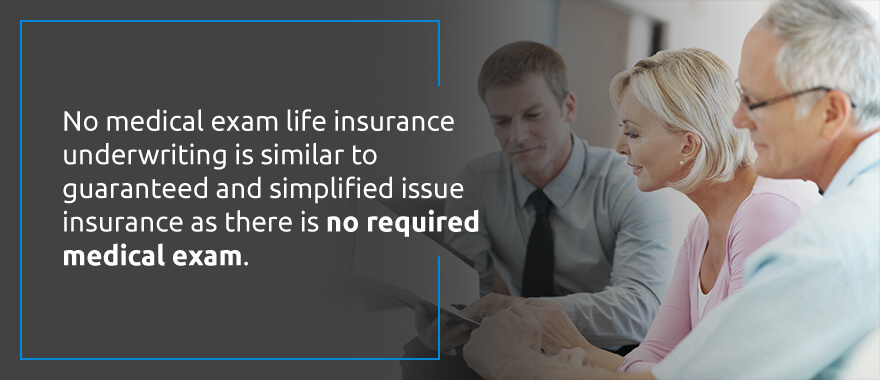 No medical exam life insurance