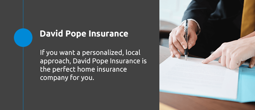 David Pope insurance listing