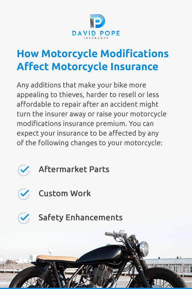 Can Motorcycle Modifications Affect Insurance Costs?